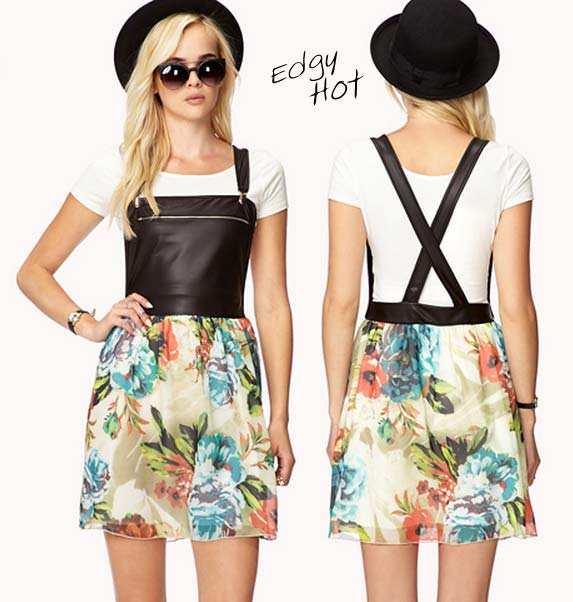 edgy floral dress 